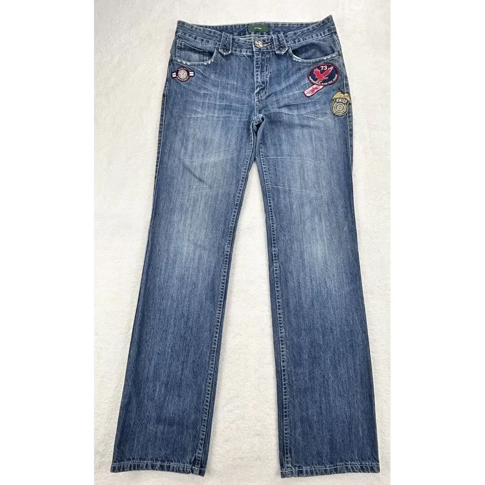 Bossini Jeans Straight leg Men L Military Armed Forces Law Enforcement‎ Patches